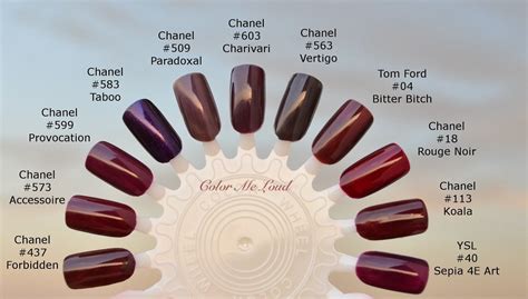 chanel canitotier nail|chanel nail color chart.